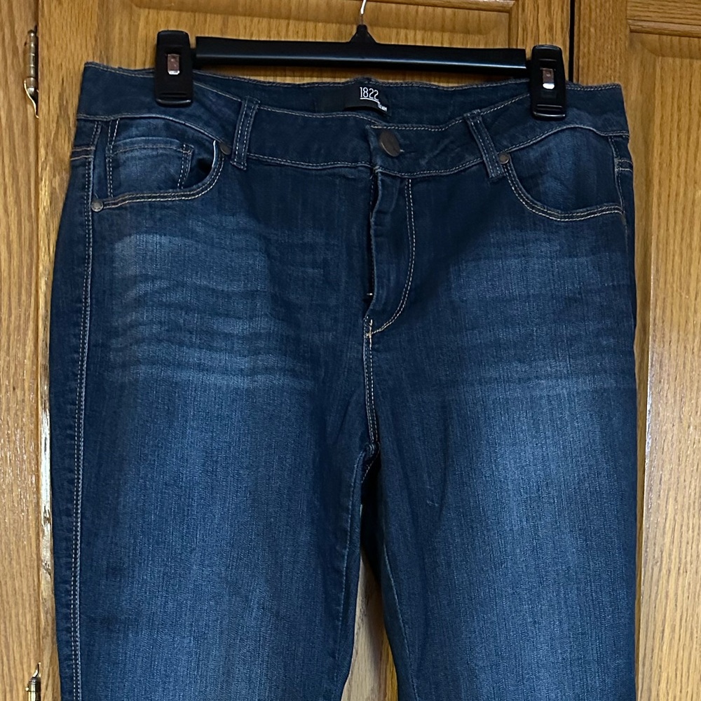 1822 Denim Dark Blue Skinny Jeans